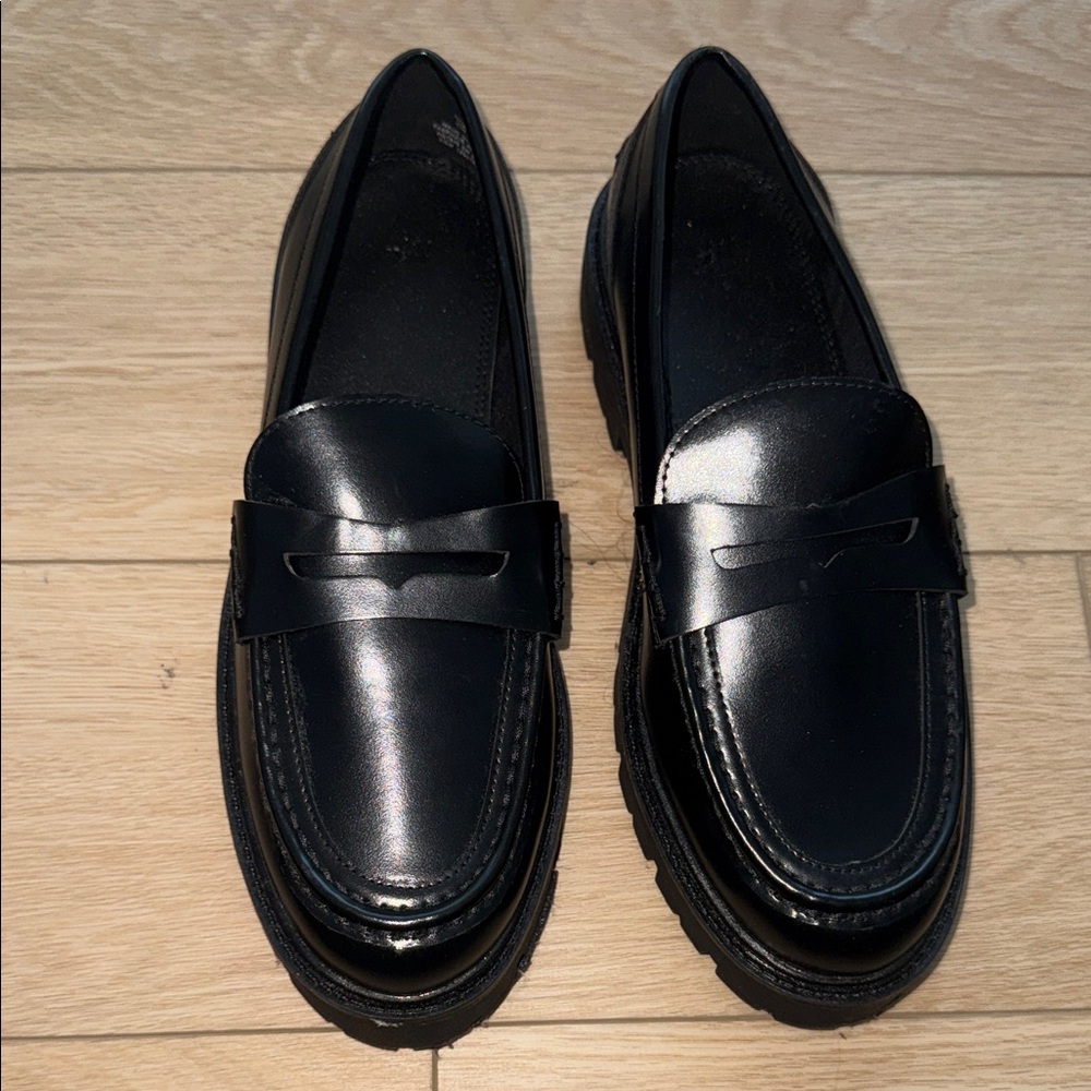 H&M Classic Black Loafers for women